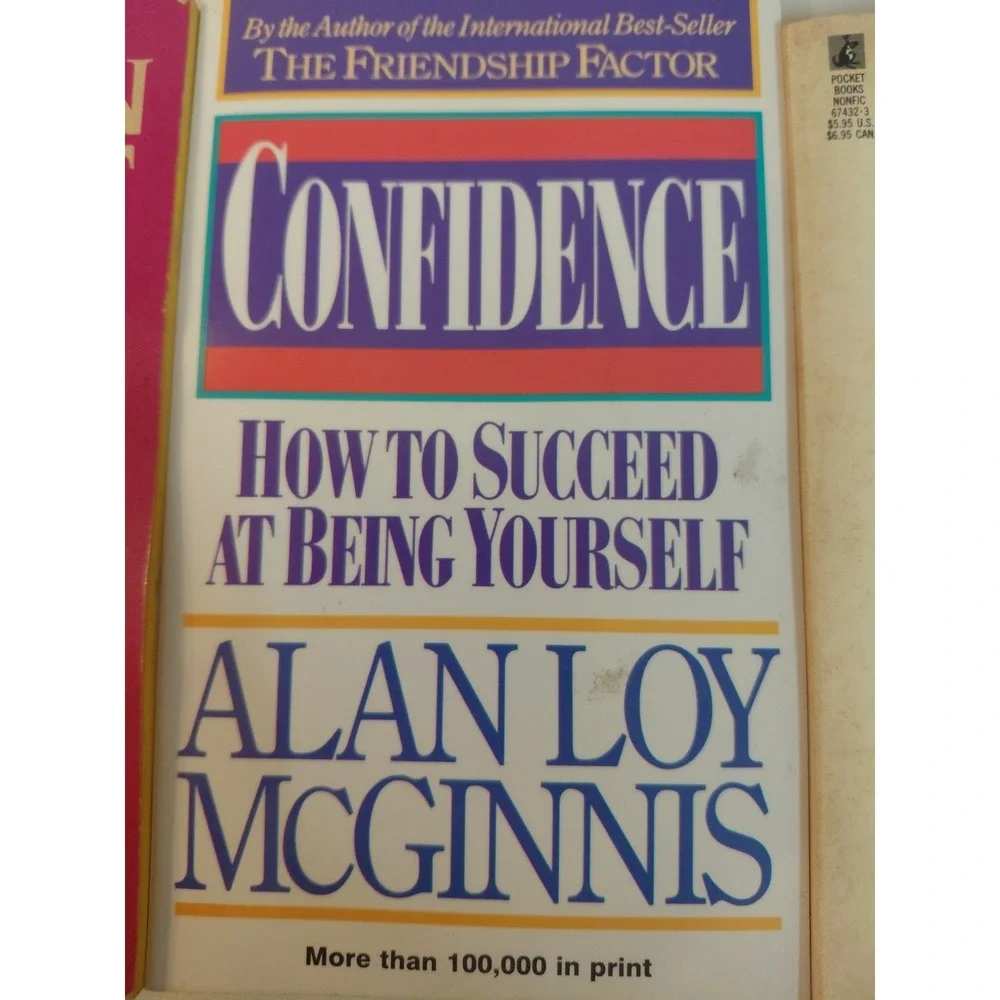 Vintage Self Help Book Lot Power Positive Thinking Confidence Seeds of Greatness